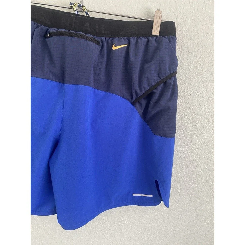 Nike Trail Shorts Royal Blue Navy Gorpcore Utility Running Shorts Men's Size L